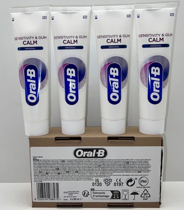 49722 - ORAL B toothpaste Europe